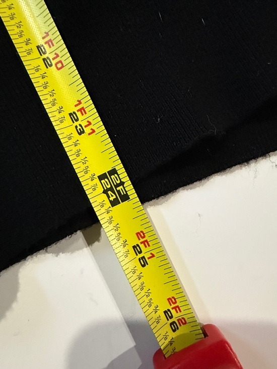 Zara Black V-Neck Knit Sweater with Faux Pearl Buttons, Large - Picture 8 of 9